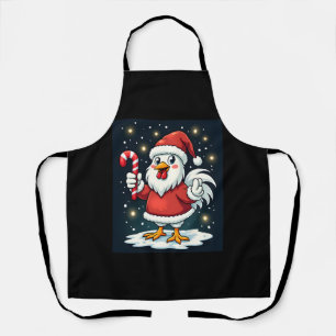 Santa Chicken Joy Apron