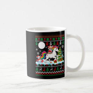Santa Chihuahua Riding Unicorn Sweater Christmas O Coffee Mug