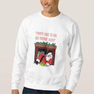 Santa Chimney Mishap Christmas Sweatshirt