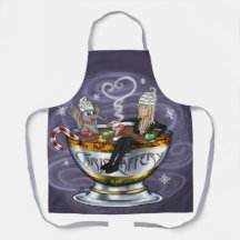 Santa Chris & Wilbur Hot Tubbin' All Over Print