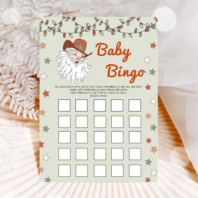 Santa Christmas Birthday Party Bingo Game Card (Creator Uploaded)