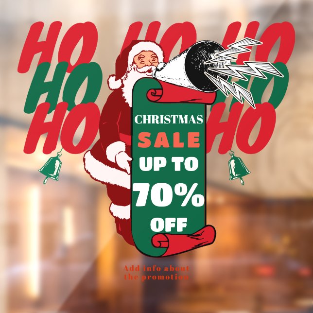 Santa Christmas Business Sale Promotion Advert (Sheet 2)
