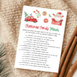 Santa Christmas Candy Match Game Holiday Card<br><div class="desc">Sweeten the season with our Christmas Candy Match Printable Game! A fun and colourful challenge for candy lovers.

76SE A</div>