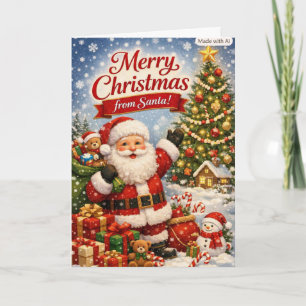 Santa Christmas Card
