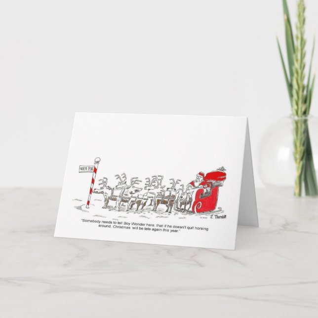 Santa Christmas Card (Front)