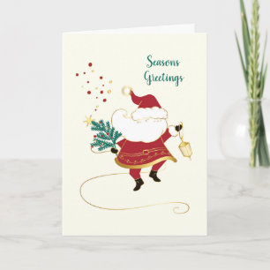 Santa Christmas Card – Personalised Holiday Messag