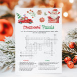 Santa Christmas Crossword Puzzle Game Holiday Card<br><div class="desc">Keep minds sharp and spirits bright with our Christmas Crossword Puzzle! A relaxing and festive printable game for adults and kids.

76SE A</div>
