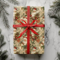 Santa Christmas Decoupage Vintage Victorian