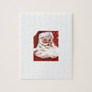 Santa Christmas HO Merry Joy Peace Seasons Jolly Jigsaw Puzzle