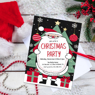 Santa Christmas Holiday Party Invitation