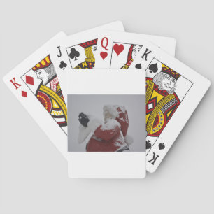Santa Christmas Holiday Snow Snowflake Frozen Ice Playing Cards