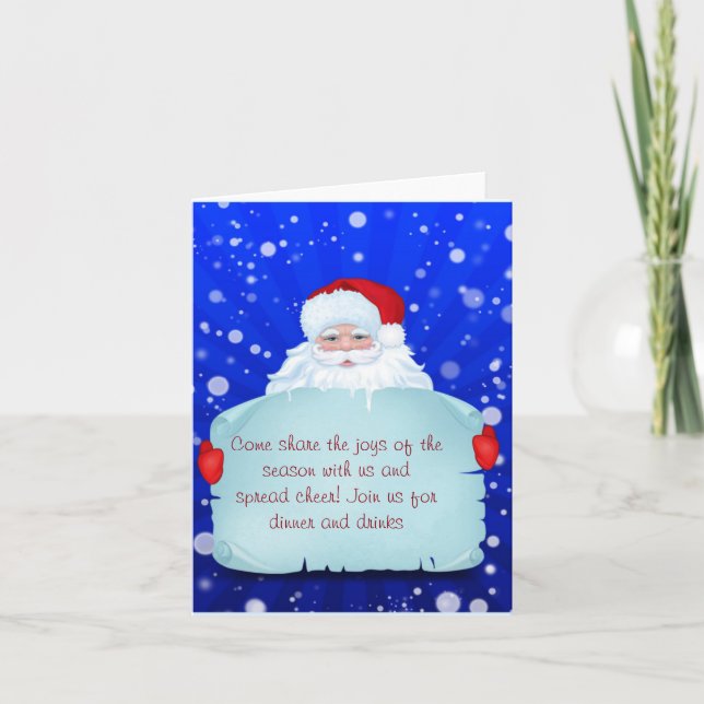 Santa Christmas Invitation (Front)