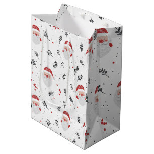 Santa - Christmas Medium Gift Bag