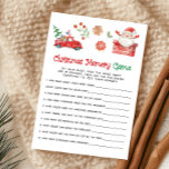 Santa Christmas Memory Game Holiday Card<br><div class="desc">Boost your brainpower with our Christmas Memory Game Printable! A beautifully designed holiday-themed matching game. 
76SE A</div>