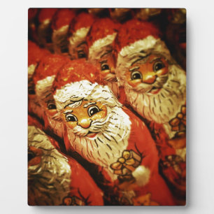 Santa Christmas  Merry Joy Peace Seasons Jolly Plaque