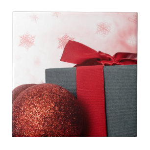 Santa Christmas Merry Joy Peace Seasons Jolly Tile