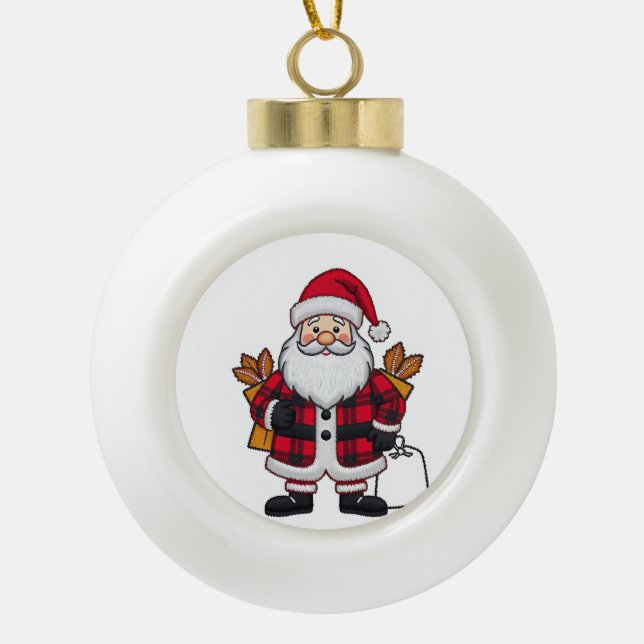Santa  Christmas ornament  (Front)