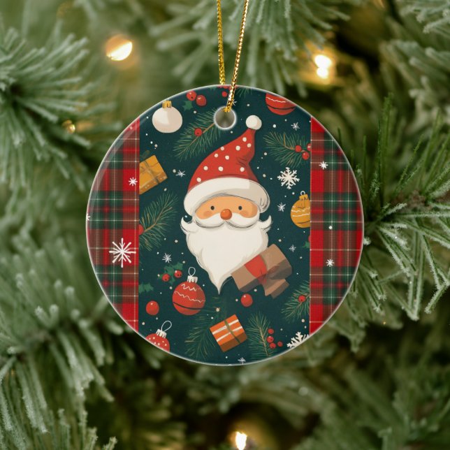 Santa Christmas Ornament (Tree)