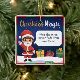 Santa Christmas Ornament