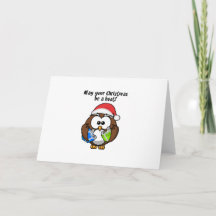 Santa Christmas Owl