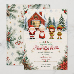 Santa Christmas Party Invitation