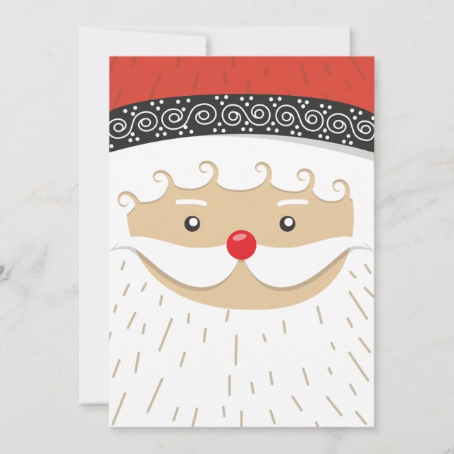Santa Christmas Party Invitation (Front)
