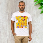 Santa Christmas Pattern Mens T-Shirt<br><div class="desc">Introducing our jolly and festive "Santa Christmas Pattern" Men's T-Shirt, a perfect way to spread holiday cheer and embrace the spirit of the season with style! Whether you're looking for a fun holiday outfit or a unique gift for someone special, this shirt is just what you need. 🎅 **Ho, Ho,...</div>