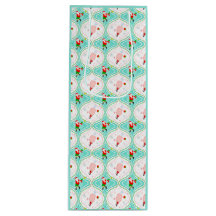 Santa Christmas Pickleball Ogee Pattern 