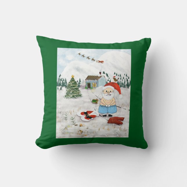 Santa Christmas Pillow (Front)