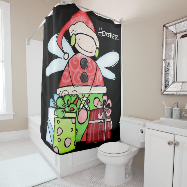 Santa Christmas Shower Curtain  (In Situ)