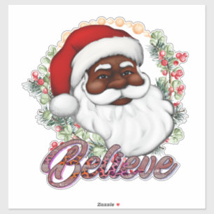 Santa Christmas Stickers Claus Xmas Decals Fun