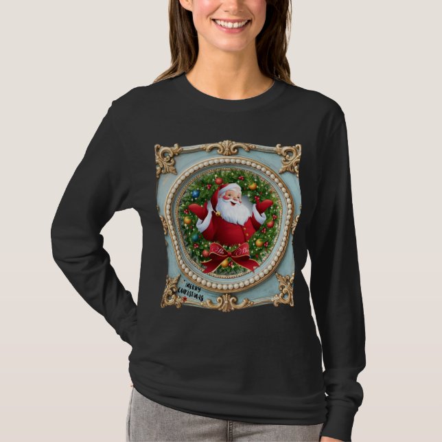 Santa Christmas  T-Shirt (Front)