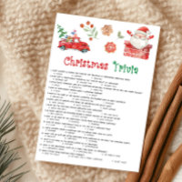 Santa Christmas Trivia Game