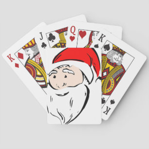Santa Christmas Winter December Peace Love Destiny Playing Cards