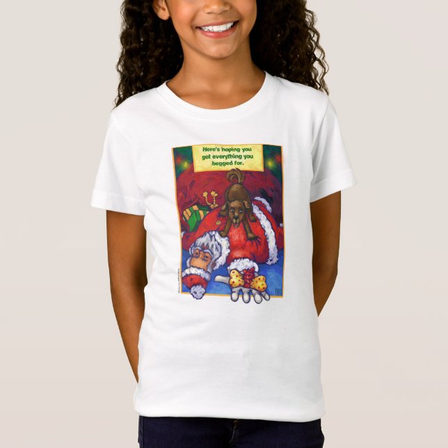 Santa Christmas Wish T-Shirt (Front)