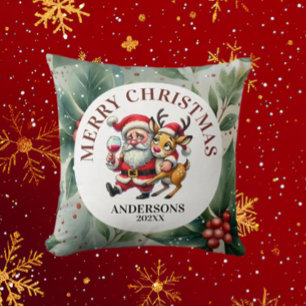 Santa Christmas Wishes Cushion