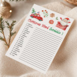 Santa Christmas Word Scrabble Game Holiday Card<br><div class="desc">Add a festive twist to a classic with our Christmas Scrabble Printable! Perfect for word lovers and families looking for a cosy Christmas activity.

76SE A</div>