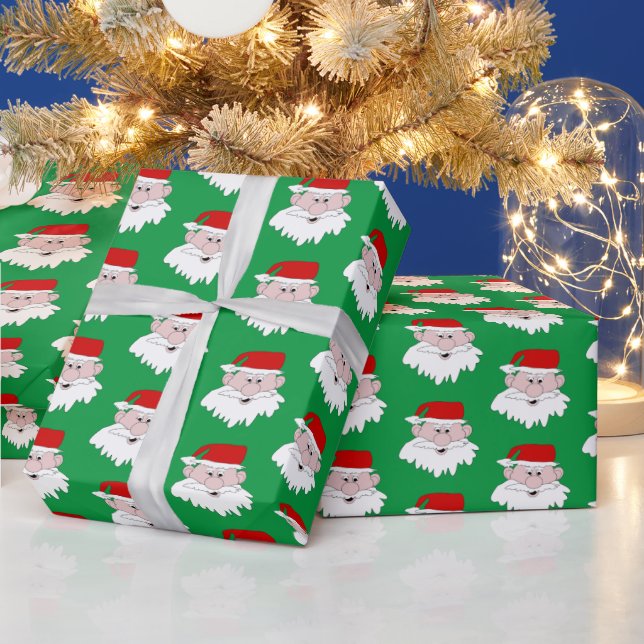 Santa Christmas Wrapping Paper (Holidays)