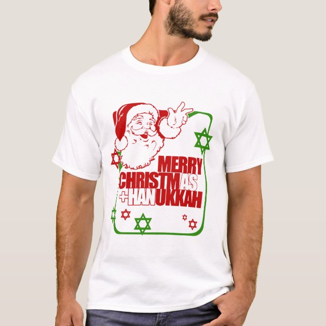 Santa Christmukkah T-Shirt (Front)