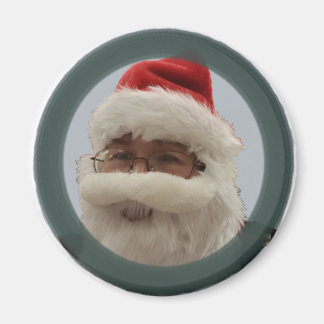 Santa Circle Magnet
