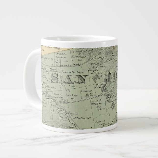 Santa Clara Co 6 Large Coffee Mug (Front Left)
