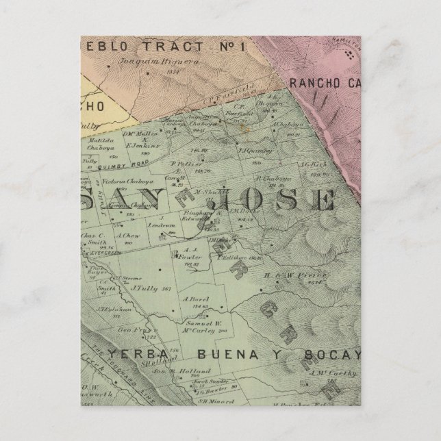 Santa Clara Co 6 Postcard (Front)