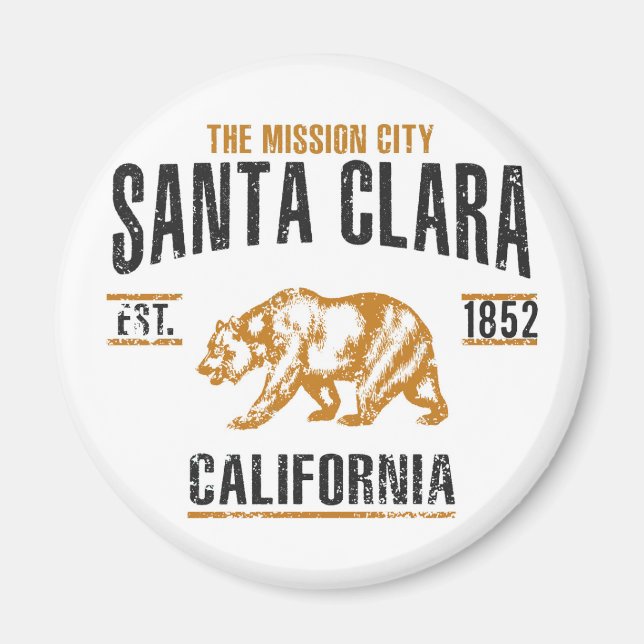 Santa Clara Magnet (Front)
