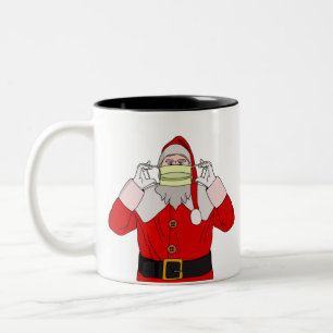 Santa Claus 2021 Two-Tone Coffee Mug