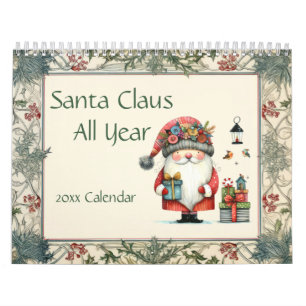 Santa Claus All Year Calendar