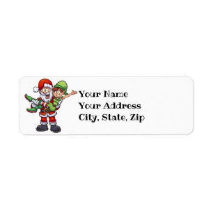 Santa Claus and Elf