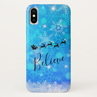 Santa Claus and his Flying Reindeer - Believe Case-Mate iPhone Case