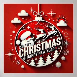 Santa Claus and Holiday Decor