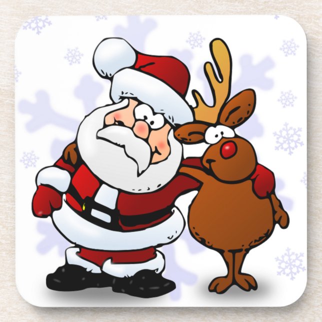 SANTA CLAUS AND RUDOLPH COASTER (Front)