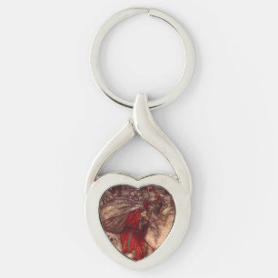 Santa Claus Arthur Rackham  Key Ring